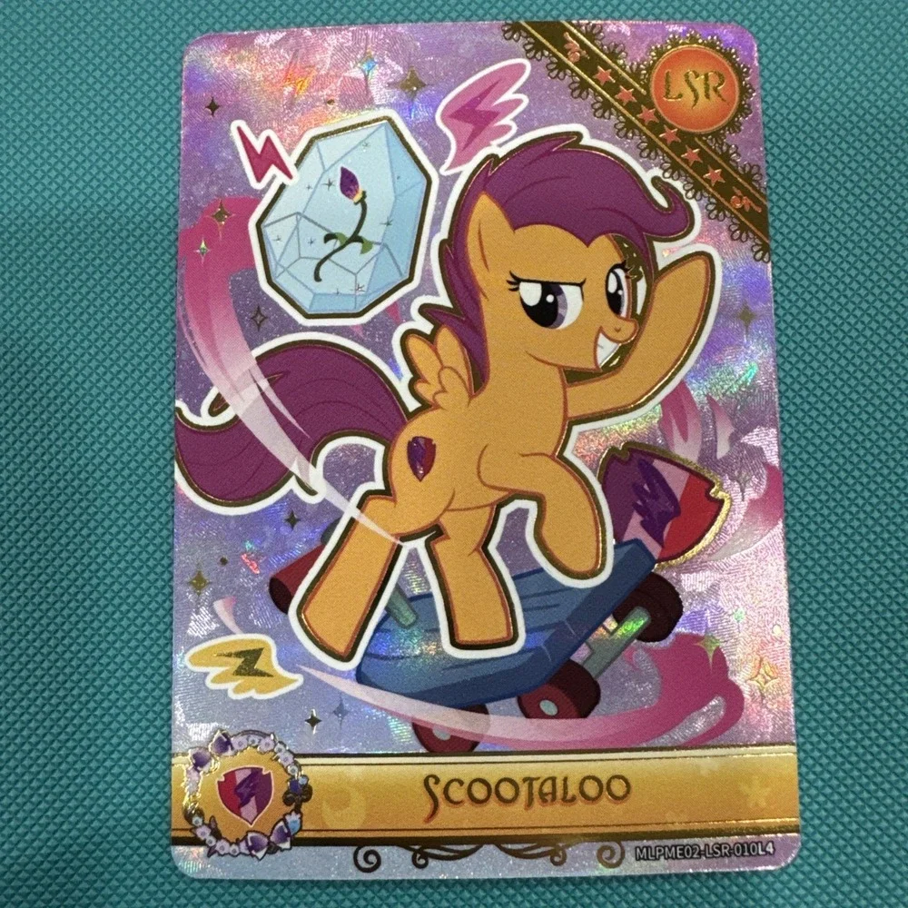My Little Pony MLP Kayou English Card Moon 2 LSR Scootaloo‎ MLPME02-LSR-010L4
